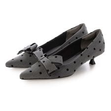 EVOL(EVOL)の【25秋冬新作】 【ふかふか・リボン取り外し可】2WAYリボンポインテッドパンプス IZ5795