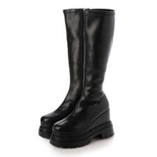 【25秋冬新作】 【XSサイズ・厚底】11cmストレッチロングブーツ IZ5835