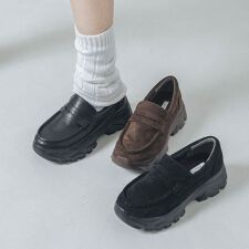 EVOL】 【S-LLサイズ展開・軽量】スニーカーソールローファー IZ5849 