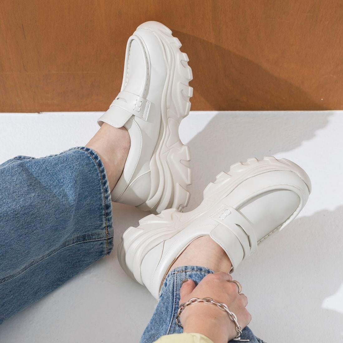 ファードッキング厚底ローファーミュール | ヴァン(Vin) | マルイ