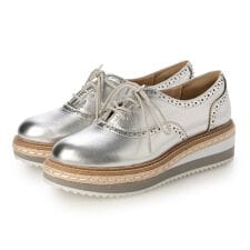 【26春夏新作】 【22.0-25.0cm】厚底プラットフォームレースアップシューズ JA5922