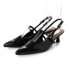 【26春夏新作】 【クッション入り】2WAY取り外しベルトバックストラップパンプス JA5995