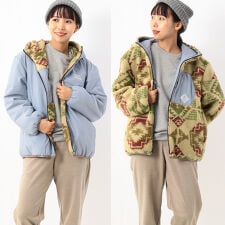 柄ボアひっくりＪＫ（リバーシブル）