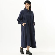 ビエラシャツワンピース (微起毛)