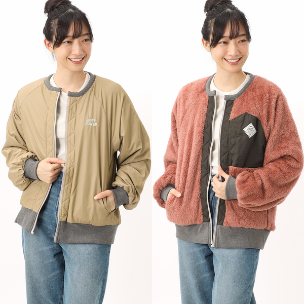 品質満点！ キーラkiiRa アウター リバーシブル カーキ 今期A/W キーラ