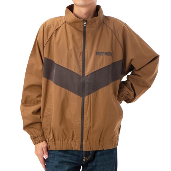 【完売品】SUGGESTION　ベロア　トラックジャケット　L　ワイン 古着 SUGGESTION ベロア生地トラックジャケット えんじ色 L