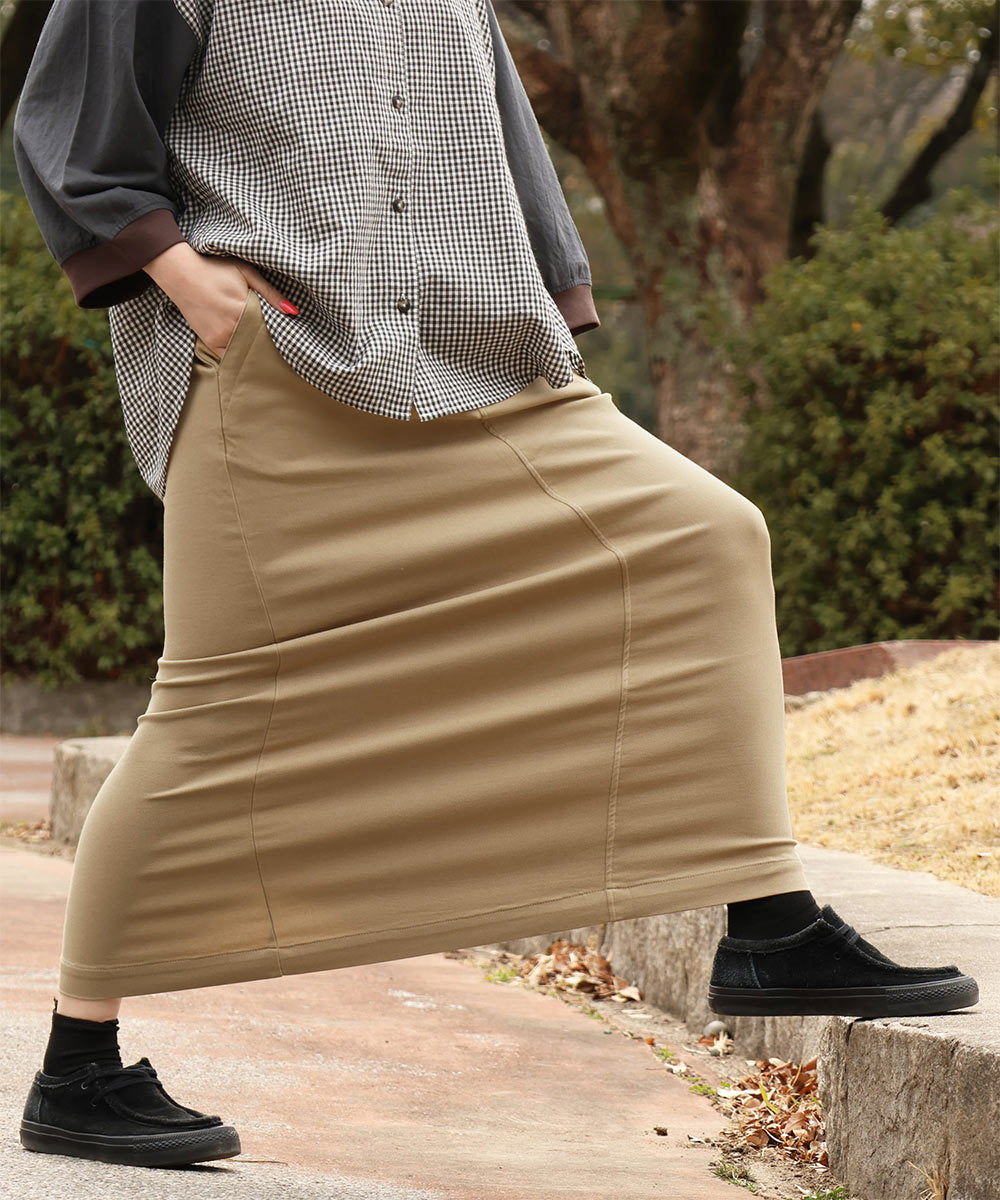 むちゃくちゃ伸びる！】むちゃのび ナロー スカート | クリフメイヤー