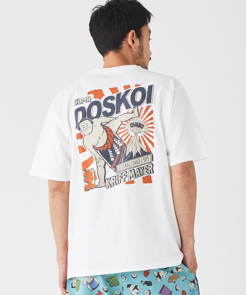 ★本日限りお値引き中★Deuxieme SKARGORN ポケツキワイドTシャツ R2K氏』による描き下ろし浮世絵グラフィティー! Criminal Original
