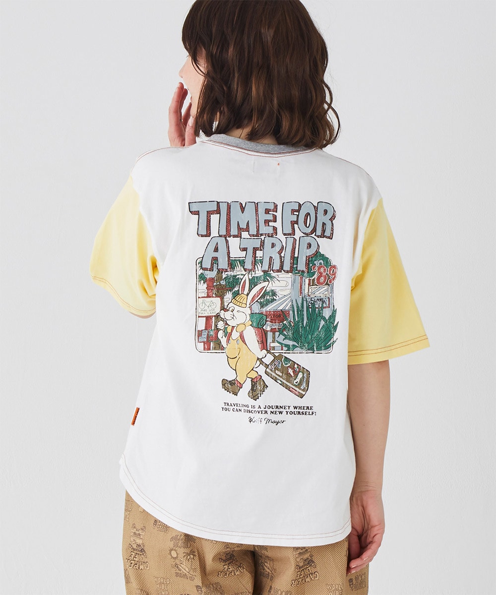 【本体綿100％でお肌に優しい！】クリフラビット プリント Tシャツ