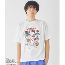 クリフメイヤー(KRIFF MAYER)の【スヌーピーコラボ！】スヌーピー プリント Ｔシャツ 乾杯