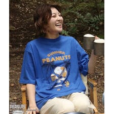 クリフメイヤー(KRIFF MAYER)の【スヌーピーコラボ！】スヌーピー プリント Ｔシャツ 乾杯