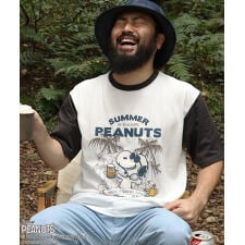 クリフメイヤー(KRIFF MAYER)の【スヌーピーコラボ！】スヌーピー プリント Ｔシャツ 乾杯