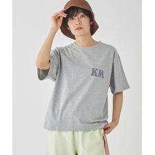 【レトロ感がかわいい！】バンダナ プリント ゆる Tシャツ 本体綿100％
