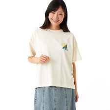 【汗染み防止･軽撥水･防汚･吸水速乾･接触冷感】ウェットプロテクト ゆる Ｔシャツ テント