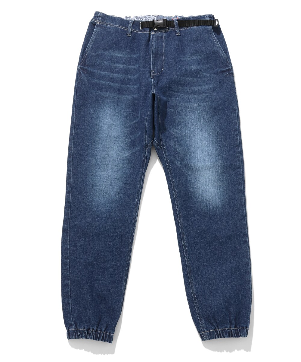 ヴィンテージ風デニム】デニム クライミング スリム パンツ 本体綿98