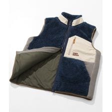 【軽くて暖かい！】シャギーボア ベスト ジャケット