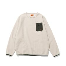 クリフメイヤー(KRIFF MAYER)の【裏起毛で暖かい！】ブークレ ポケット ロンＴ