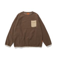 クリフメイヤー(KRIFF MAYER)の【裏起毛で暖かい！】ブークレ ポケット ロンＴ