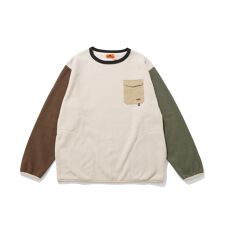 クリフメイヤー(KRIFF MAYER)の【裏起毛で暖かい！】ブークレ ポケット ロンＴ