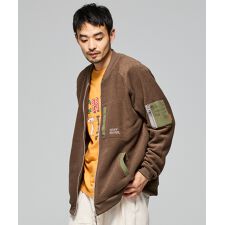 クリフメイヤー(KRIFF MAYER)の【裏起毛で暖かい！】ブークレ ジップアップ ジャケット
