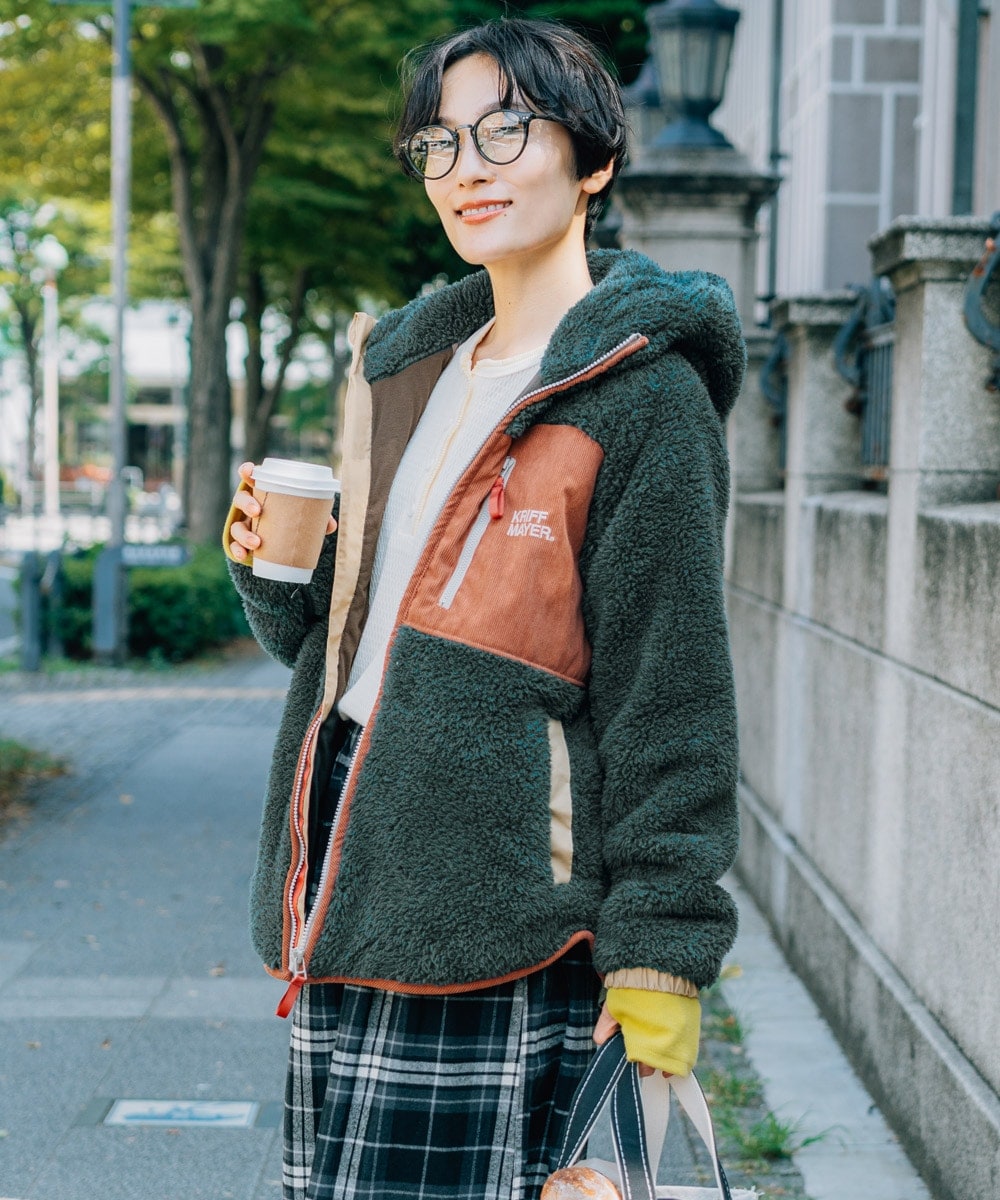 全7色展開！】シャギー ボア スタンド ジャケット | クリフメイヤー