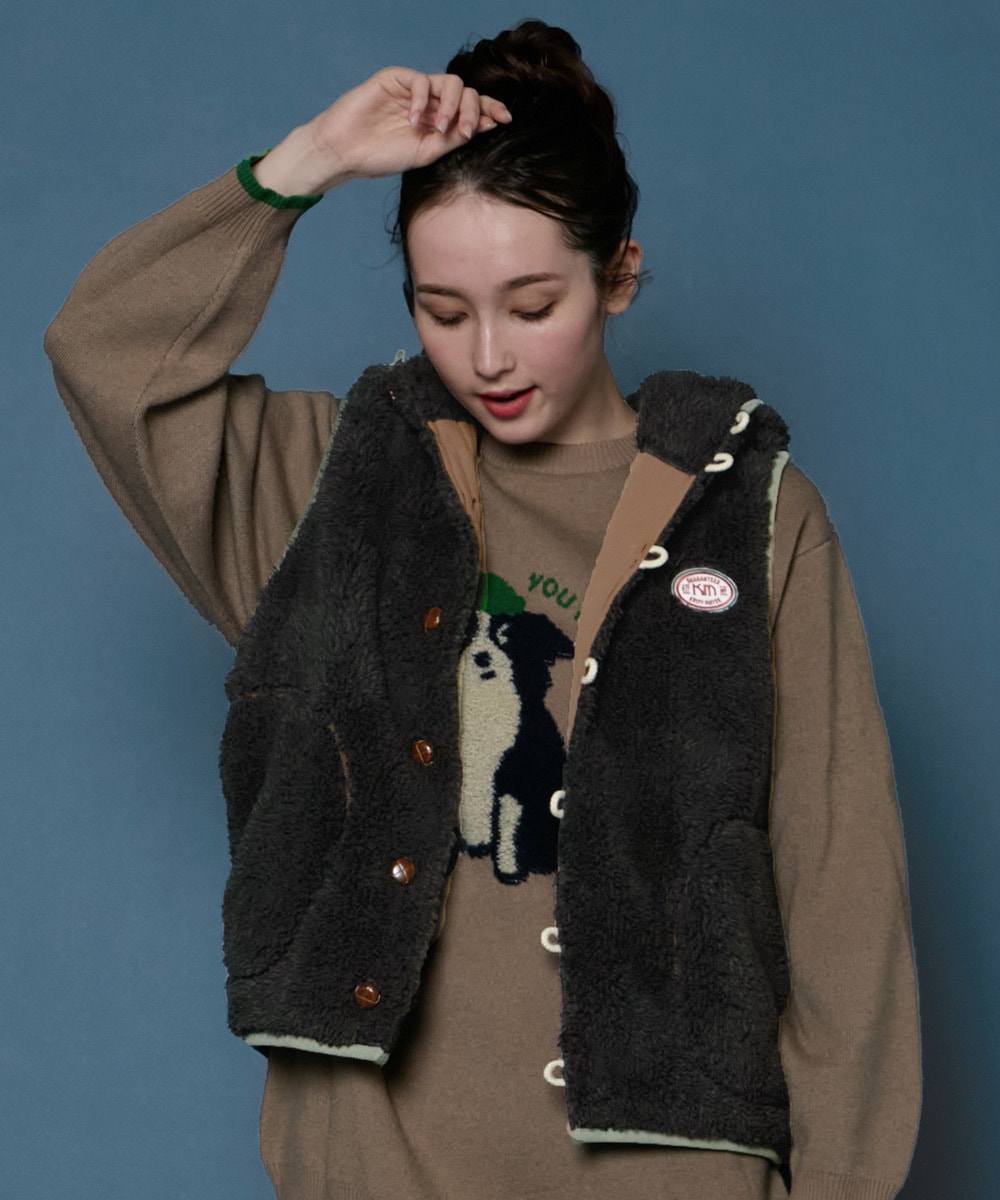 ドットキルティングジップベスト | フェンネル(FENNEL) | マルイ