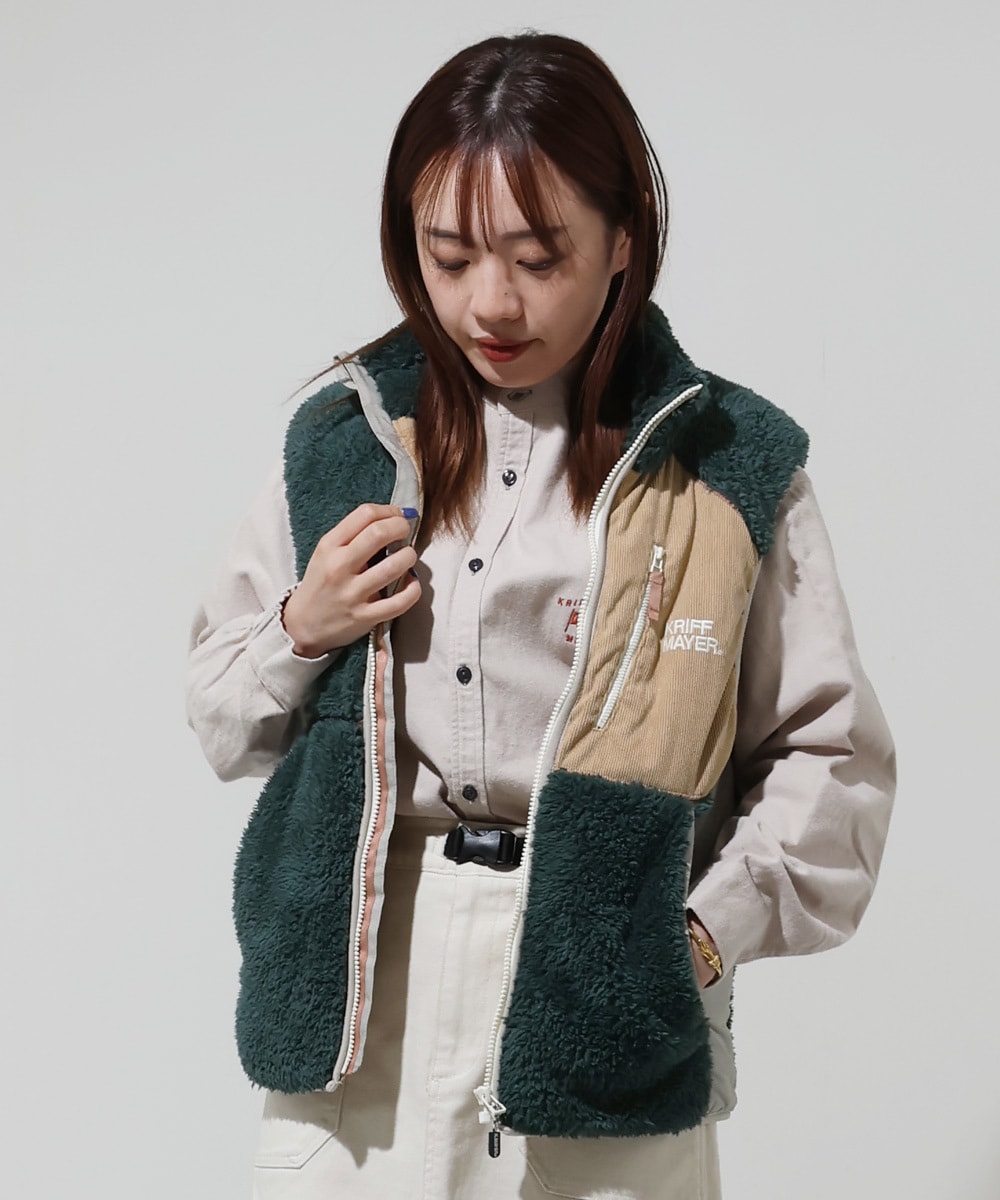 異素材切替ダウンベスト | ブージュルード(Bou Jeloud) | マルイウェブ