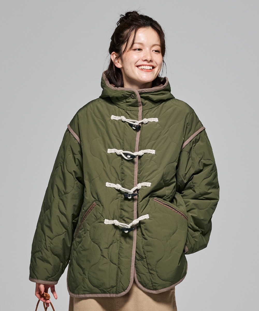 大きいサイズ】ダッフルコート 大きいサイズ レディース アウター