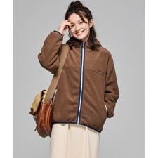 【軽い・暖かい・柔らかい！】ブークレ ジップ パーカー