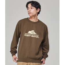 【裏起毛で暖かい！】サガラ 刺繍 クルー スウェット ロゴ