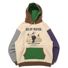 【裏起毛で暖かい！】裏起毛 スウェット パーカー ラビット