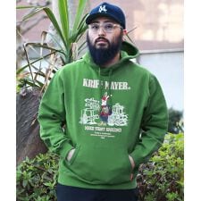 【裏起毛で暖かい！】裏起毛 スウェット パーカー ラビット