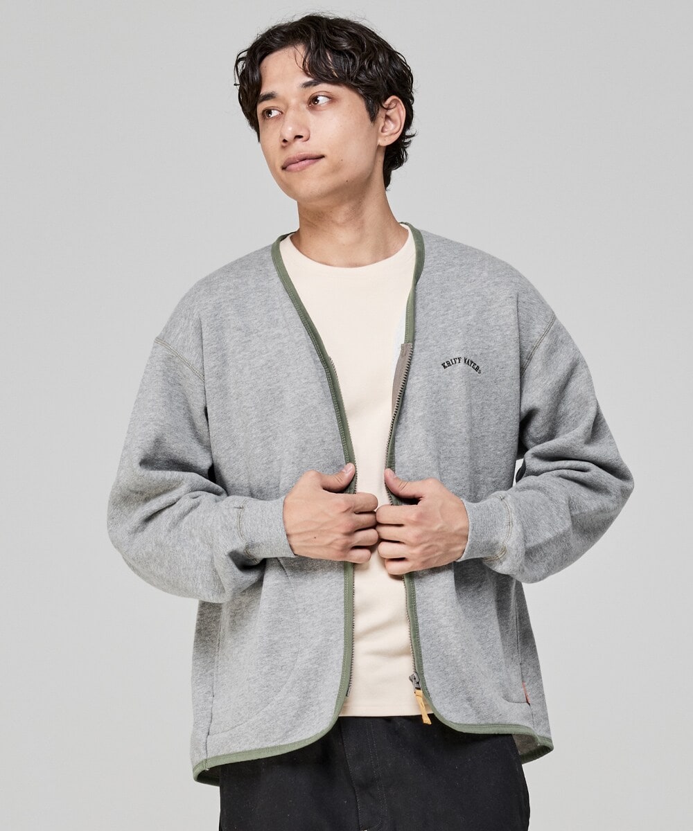 クリフメイヤー（KRIFF MAYER）/【裏起毛＆本体綿100％！】ジップ カーディガン 裏起毛＆本体綿100％！】ジップ カーディガン | クリフメイヤー(KRIFF