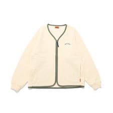 【裏起毛＆本体綿100％！】ジップ カーディガン