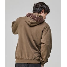 【裏起毛で暖かい！】サガラ 刺繍 スウェット パーカー フードロゴ