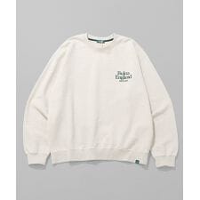 【ヴィンテージライクでかっこいい！】ヘビー 裏毛 刺繍 クルー スウェット Bukta