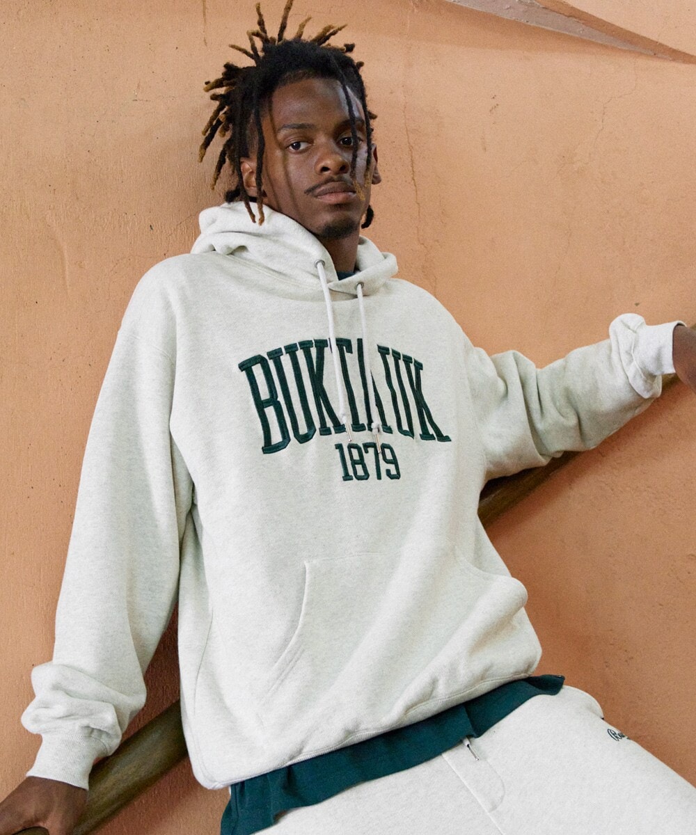 ヴィンテージライクでかっこいい！】ヘビー 裏毛 刺繍 スウェット