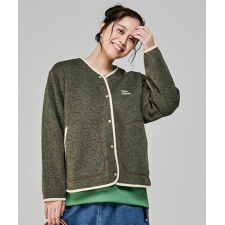 【保温性×ピリング＆静電気防止！】ニットフリース カーディガン