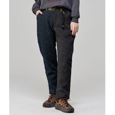 【保温性×ピリング＆静電気防止！】ニットフリース テーパード パンツ