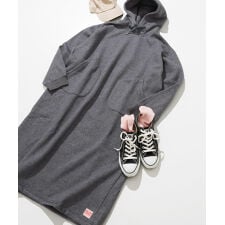 クリフメイヤー(KRIFF MAYER)の【柔らかくて暖かい！】裏起毛 杢 スウェット ワンピース