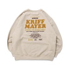 【裏起毛で暖かい！】クルー スウェット クリフラビット