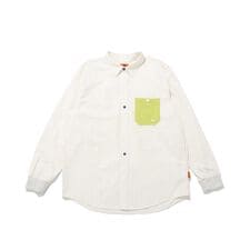 【大人カジュアル】袖リブ ハッピーシャツ