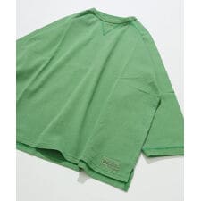 【ヴィンテージライク】コットン100％ ピグメント 七分袖 ラグラン Tシャツ