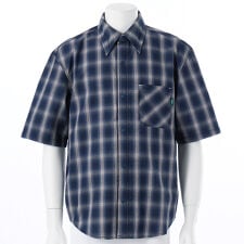 スナップボタン５分袖シャツ