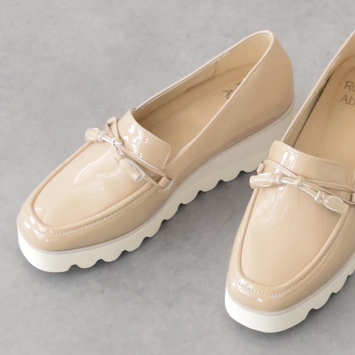 ラウンドアバウト（Round About）/Round About◆5cmヒール◆厚底タッセルローファー Round About◇5cmヒール◇厚底タッセルローファー | ラウンドアバウト