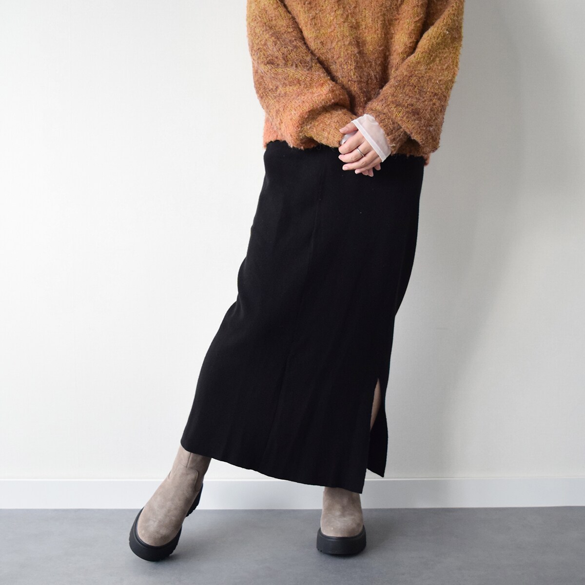 PARADIS COULEUR◇5cmヒール◇ライニングフェイクムートンショート