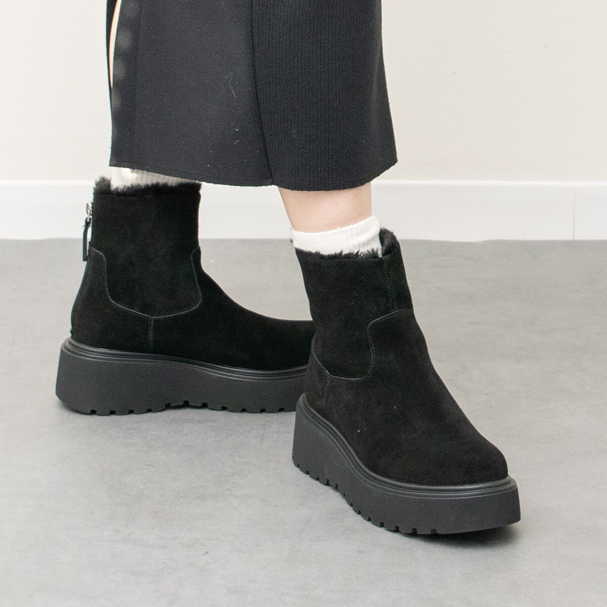 PARADIS COULEUR◇3.5cmヒール◇スクエアトウセンターシームロング