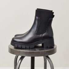 25秋冬新作◆PARADIS COULEUR◆5.5cmヒール◆トラックソールサイドゴアブーツ