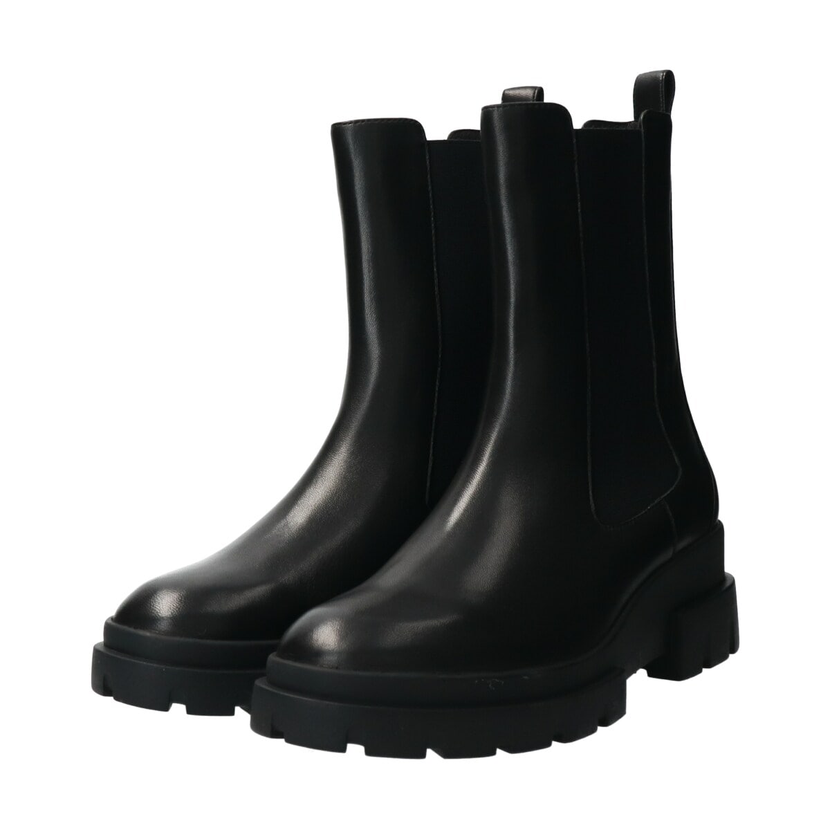 パラディクルール（PARADIS COULEUR）/25秋冬新作◆PARADIS COULEUR◆4cmヒール◆防滑ソール撥水サイドゴアショートブーツ PARADIS COULEUR◇4.5cmヒール◇トラックソールサイドゴアショート