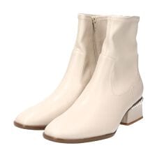 パラディクルール(PARADIS COULEUR)のPARADIS COULEUR◆4.5cmヒール◆パールヒールストレッチショートブーツ